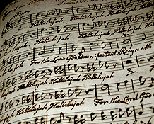 Handel's Hallelujah Chorus Manuscript